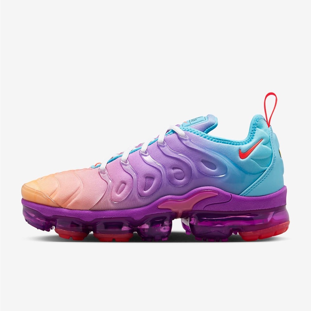 Nike Air VaporMax Plus - Fuchsia Dream/Vivid Orange/Baltic Blue/Bright Crimson - Picture 2 of 3